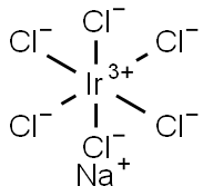 SODIUM HEXACHLOROIRIDATE(III) Structural