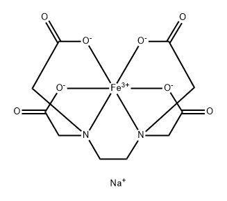EDTA ferric sodium salt Structural Picture