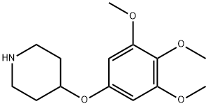 4-(3,4,5-TRIMETHOXYPHENOXY)PIPERIDINE HYDROCHLORIDE Structural