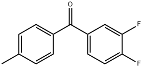 3,4-DIFLUORO-4'-METHYLBENZOPHENONE Structural