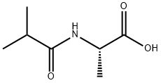 Alanine, N-(2-methyl-1-oxopropyl)- (9CI) Structural