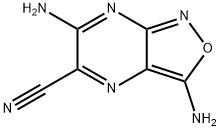Isoxazolo[3,4-b]pyrazine-5-carbonitrile, 3,6-diamino- (9CI) Structural
