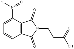 3-(4-NITRO-1,3-DIOXO-1,3-DIHYDRO-ISOINDOL-2-YL)-PROPIONIC ACID Structural