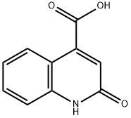 2-Hydroxy-4-quinolincarboxylic acid Structural Picture