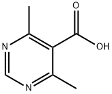 4,6-Dimethylpyrimidine-5-carboxylic acid Structural