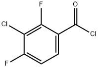 3-CHLORO-2,4-DIFLUOROBENZOYL CHLORIDE Structural