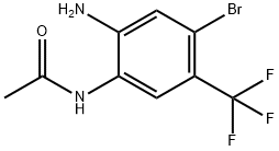 N-(2-AMINO-4-BROMO-5-(TRIFLUOROMETHYL)PHENYL)ACETAMIDE Structural