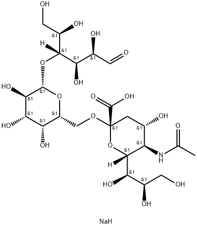 6'-N-ACETYLNEURAMIN-LACTOSE SODIUM SALT Structural