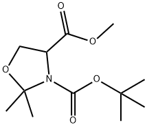 3-(1,1-DIMETHYLETHYL)-4-METHYL-(R,S)-2,2-DIMETHYL-3,4-OXAZOLIDINEDICARBOXYLATE Structural