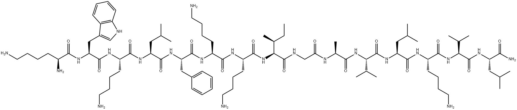 CECROPIN A (1-8)-MELITTIN A (3-9) AMIDE,CECROPIN A-MELITTIN HYBRID PEPTIDE,CECROPIN A (1-7)-MELITTIN A (2-9) AMIDE