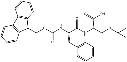 FMOC-PHE-SER(TBU)-OH Structural