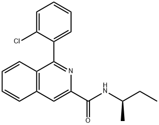 1-(2-CHLOROPHENYL)-N-(1-METHYLPROPYL)-ISOQUINOLINE-3-CARBOXAMIDE