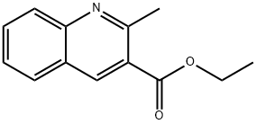 2-METHYL-QUINOLINE-3-CARBOXYLIC ACID ETHYL ESTER Structural