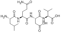 H-GLN-ASP-VAL-HIS-OH Structural