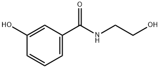 BenzaMide, 3-hydroxy-N-(2-hydroxyethyl)- Structural