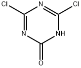 4,6-dichloro-1,3,5-triazin-2(1H)-one Structural