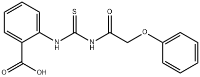 2-[[[(PHENOXYACETYL)AMINO]THIOXOMETHYL]AMINO]-BENZOIC ACID