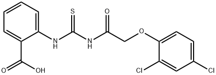 2-[[[[(2,4-DICHLOROPHENOXY)ACETYL]AMINO]THIOXOMETHYL]AMINO]-BENZOIC ACID