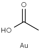 GOLD (III) ACETATE Structural