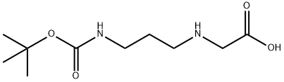 N-[3-(BOC-AMINO)PROPYL]-GLYCINE Structural