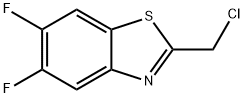 Benzothiazole, 2-(chloromethyl)-5,6-difluoro- (9CI) Structural