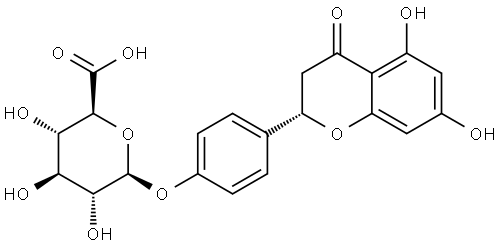 Naringenin 4'-O-β-D-Glucuronide
(Mixture of Diastereomers) Structural
