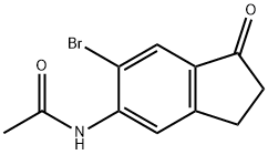 N-(6-BROMO-2,3-DIHYDRO-1-OXO-1H-INDEN-5-YL)ACETAMIDE