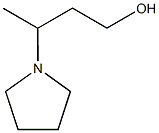 3-(1-PYRROLIDINYL)-1-BUTANOL Structural