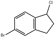 5-BROMO-1-CHLOROINDANE Structural