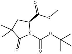 Methyl (2S)-1-(tert-butoxycarbonyl)-4,4-dimethylpyroglutamate