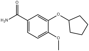 3-(CYCLOPENTYLOXY)-4-METHOXYBENZAMIDE Structural