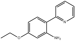 Benzenamine, 5-ethoxy-2-(2-pyridinyl)- (9CI) Structural