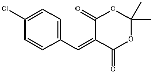 5-[(4-CHLOROPHENYL)METHYLENE]-2,2-DIMETHYL-1,3-DIOXANE-4,6-DIONE