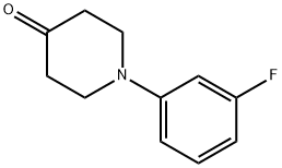 1-(3-FLUORO-PHENYL)-PIPERIDIN-4-ONE Structural