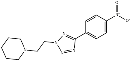 2-(2-Piperidinoethyl)-5-(4-nitrophenyl)tetrazole hydrate