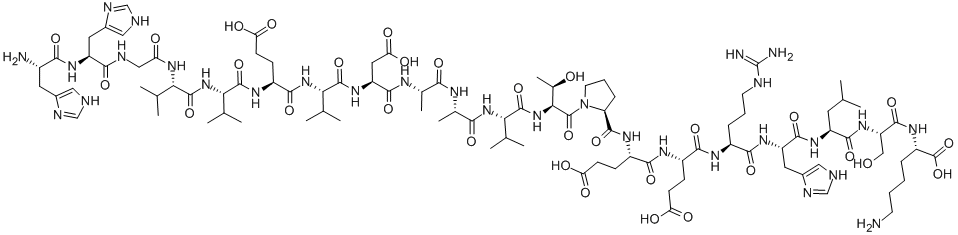 H-HIS-HIS-GLY-VAL-VAL-GLU-VAL-ASP-ALA-ALA-VAL-THR-PRO-GLU-GLU-ARG-HIS-LEU-SER-LYS-OH Structural