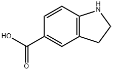 2,3-DIHYDRO-1H-INDOLE-5-CARBOXYLIC ACID Structural