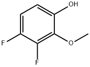 Phenol, 3,4-difluoro-2-methoxy- (9CI) Structural