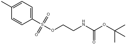 TERT-BUTYL N-[2-(TOSYLOXY)ETHYL]CARBAMATE Structural