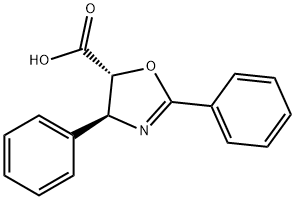 (4S,5R)-2,4-diphenyl-4,5-dihydrooxazole-5-carboxylic acid Structural