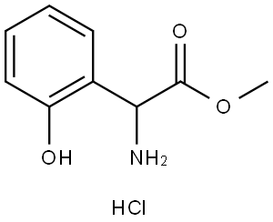 Benzeneacetic acid, a-aMino-2-hydroxy-, Methyl ester, hydrochloride Structural