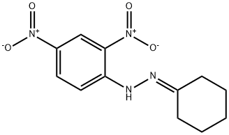 CYCLOHEXANONE 2,4-DINITROPHENYLHYDRAZONE Structural