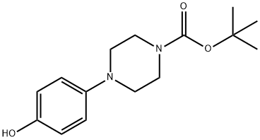 1-BOC-4-(4-HYDROXY-PHENYL)-PIPERAZINE Structural