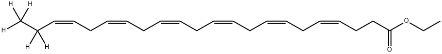 Docosahexaenoic Acid-d5 Ethyl Ester Structural