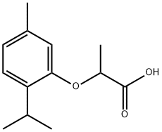 2-(2-ISOPROPYL-5-METHYLPHENOXY)PROPANOIC ACID Structural