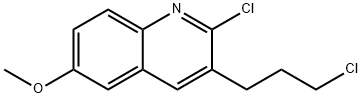 2-Chloro-3-(3-chloropropyl)-6-methoxyquinoline Structural