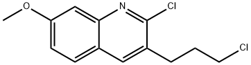 2-CHLORO-3-(3-CHLOROPROPYL)-7-METHOXYQUINOLINE Structural