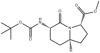 METHYL (3S,6S,8AR)-6-[(TERT-BUTOXYCARBONYL)AMINO]-5-OXOOCTAHYDROINDOLIZINE-3-CARBOXYLATE