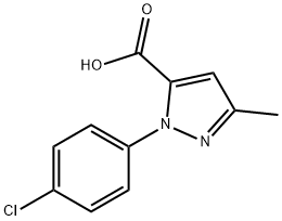 2-(4-CHLORO-PHENYL)-5-METHYL-2H-PYRAZOLE-3-CARBOXYLIC ACID Structural