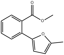 2-(5-METHYL-FURAN-2-YL)-BENZOIC ACID METHYL ESTER Structural